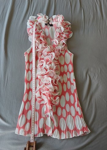 Pembe Yaka Detaylı Kolsuz Bluz - Görsel 5