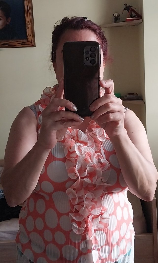 Pembe Yaka Detaylı Kolsuz Bluz - Görsel 4