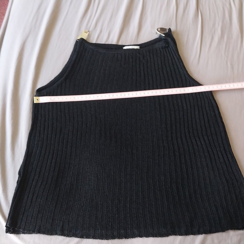 SELİM TRİKO Siyah, Metal Askı Detaylı Triko Atlet - Görsel 5