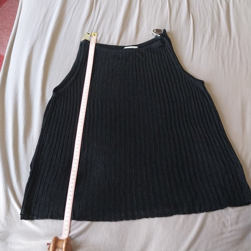 SELİM TRİKO Siyah, Metal Askı Detaylı Triko Atlet - Görsel 3