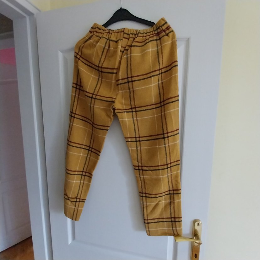 Desenli Yumuşacık Kadın Kumaş Pantolon - Görsel 2