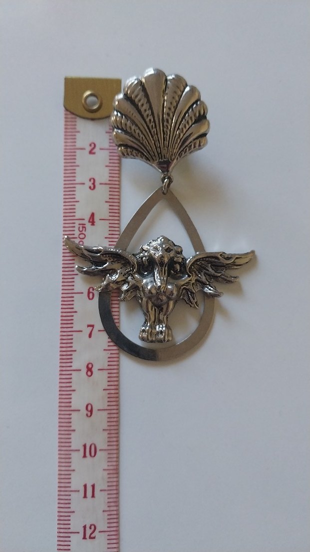 Kartal Detaylı Metal Küpe - Görsel 3