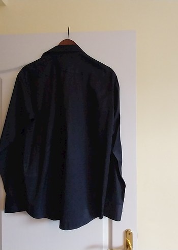 LACOSTE XXL Erkek Lacivert Uzun Kollu Gömlek - Görsel 2