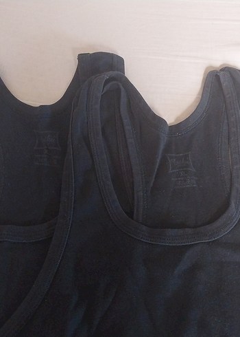 TUTKU XL Erkek Siyah Atlet 2'li - Görsel 3