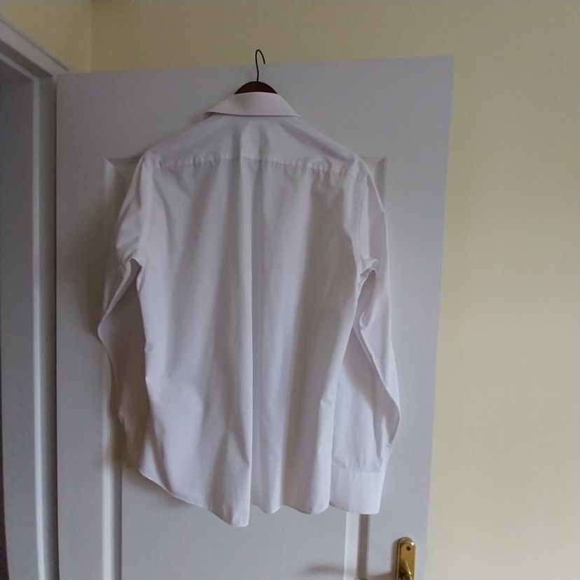 CCS SARAR 42 beden Beyaz Erkek Gömlek - Görsel 2