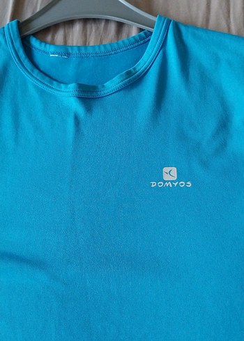 Decathlon Mavi Kısa Kollu Sporcu Tişört (L) - Görsel 5