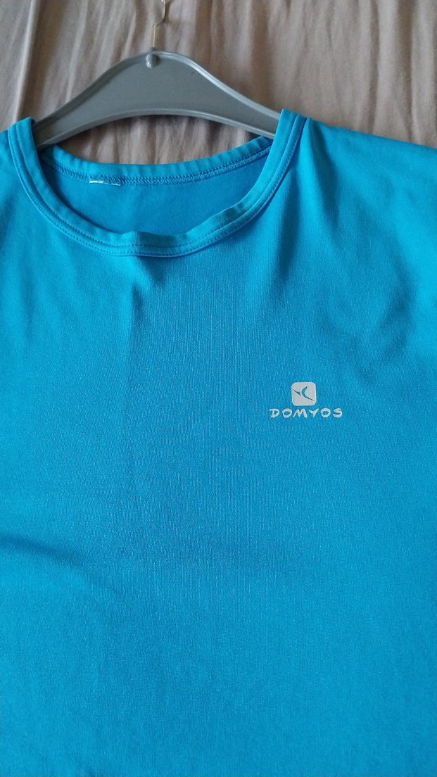 Decathlon Mavi Kısa Kollu Sporcu Tişört (L) - Görsel 5