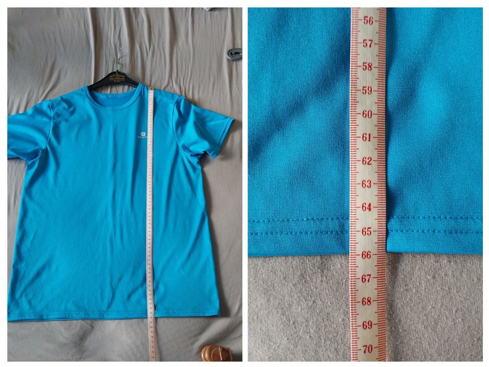 Decathlon Mavi Kısa Kollu Sporcu Tişört (M) - Görsel 4