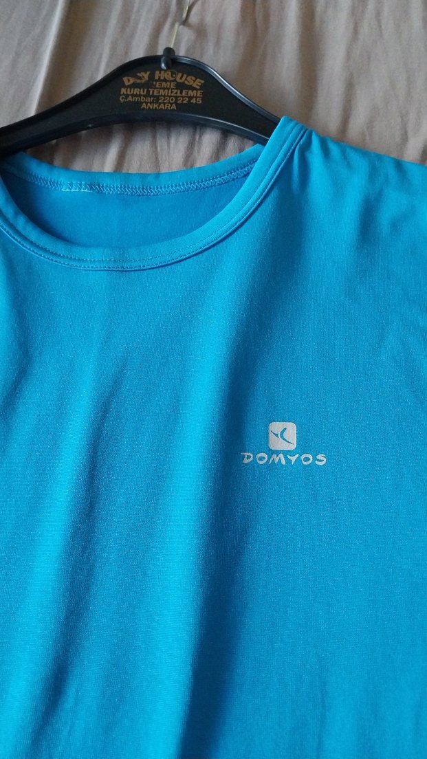 Decathlon Mavi Kısa Kollu Sporcu Tişört (M) - Görsel 5