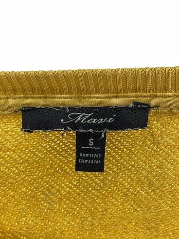 s Beden sarı Renk Mavi Jeans Sweatshirt %70 İndirimli.