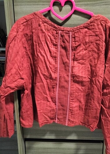 m Beden Turuncu Retro Vintage Üst