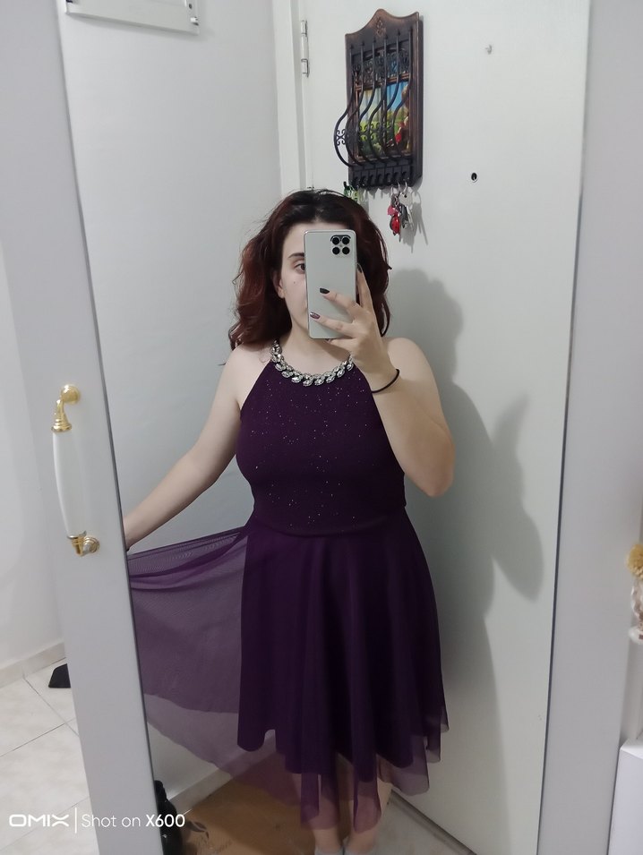 MOR KISA ABİYE - Görsel 4