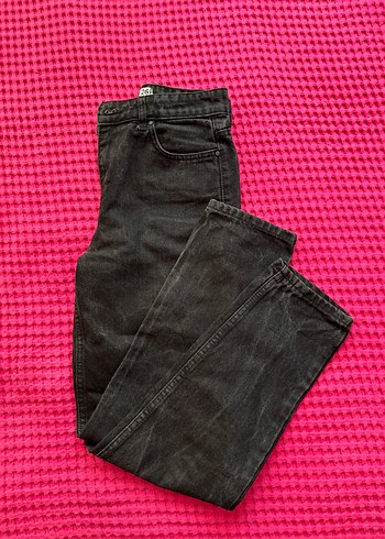 Diğer Koyu Siyah Denim Jean