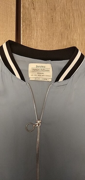 Bershka Toz mavi ceket