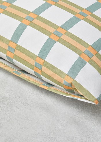 Beden Summer Plaid Yeşil 2li Yastık Kılıfı