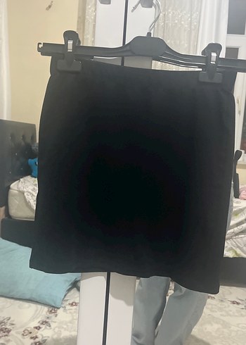 Siyah Mini Midi Etek