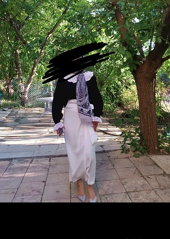 yandan bağlamalı etek - Görsel 2