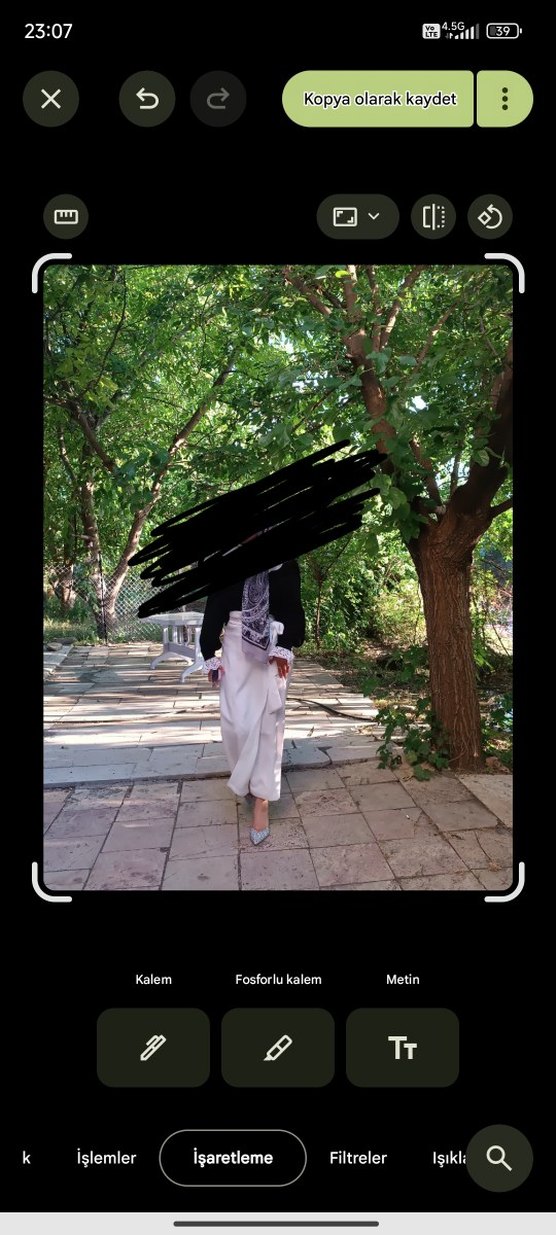 yandan bağlamalı etek - Görsel 5