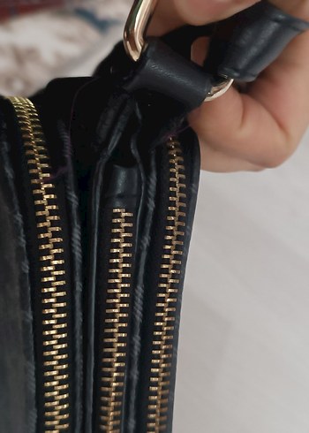 Siyah Kadın kaliteli Omuz ve çapraz ayarlanabilir  Çanta - Görsel 9