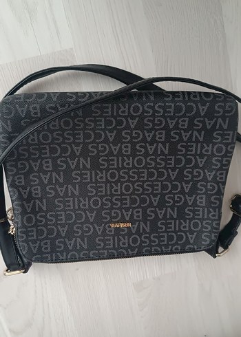 Siyah Kadın kaliteli Omuz ve çapraz ayarlanabilir  Çanta - Görsel 2