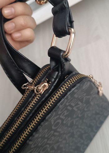 Siyah Kadın kaliteli Omuz ve çapraz ayarlanabilir  Çanta - Görsel 8