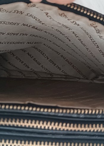 Siyah Kadın kaliteli Omuz ve çapraz ayarlanabilir  Çanta - Görsel 12