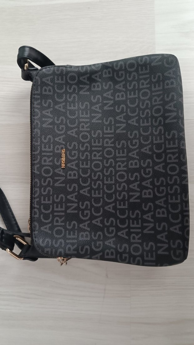 Siyah Kadın kaliteli Omuz ve çapraz ayarlanabilir  Çanta - Görsel 3