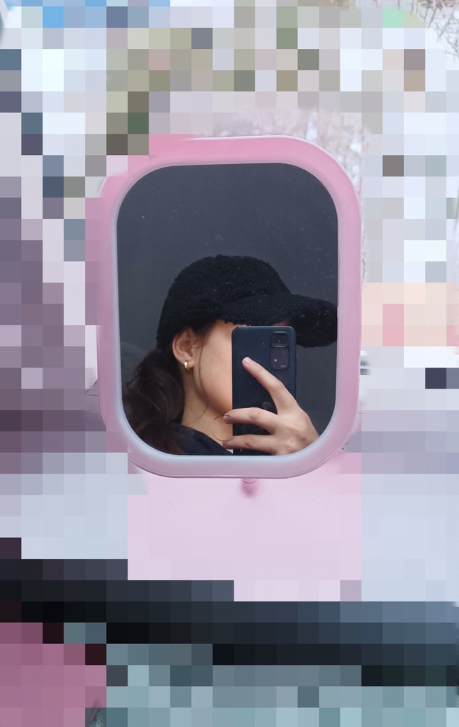 Siyah Peluş Kadın Şapka - Görsel 2