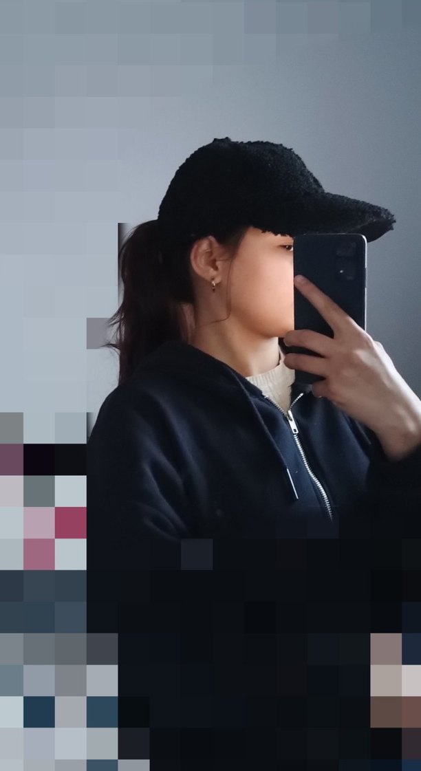 Siyah Peluş Kadın Şapka - Görsel 3