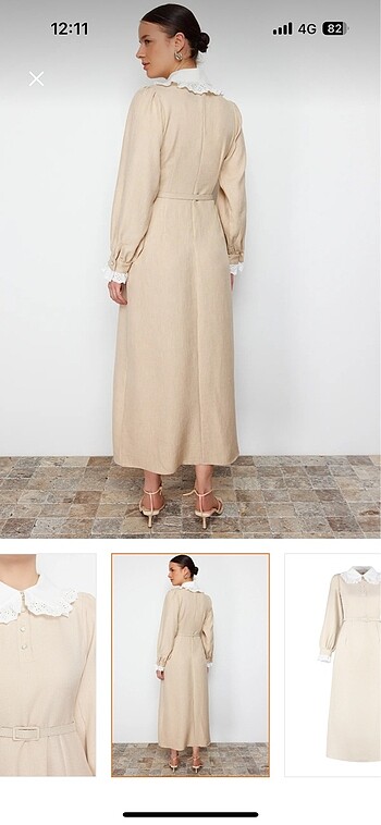 40 Beden Trendyol milla elbise modest