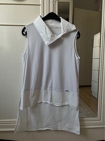 Polo garage tunik beyaz gömlek