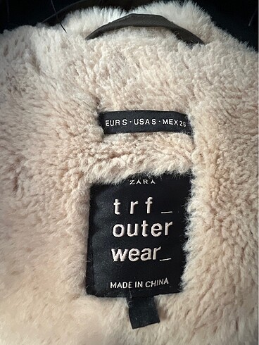 Zara marka içi kürklü haki parka mont - Görsel 7