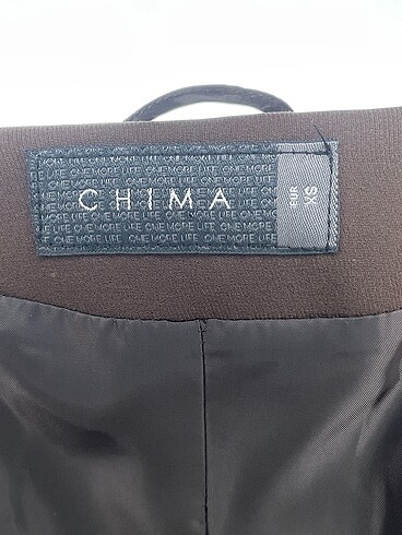 xs Beden kahverengi Renk Chima Blazer %70 İndirimli.