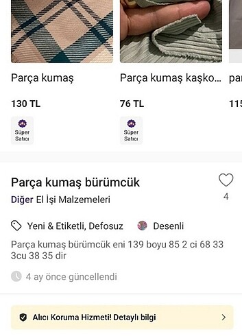Beden çeşitli Renk Parça kumaş tek fiyat