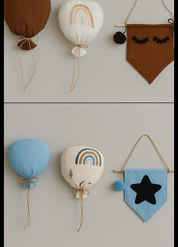  bebek odası dekor (3lü set ) - Görsel 12