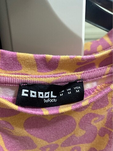 m Beden indie pembe crop defacto