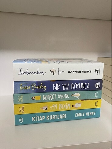 icebreaker, kitap kurtları, nefret oyunu, ? benim, bir yaz boyun