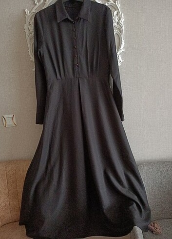 m Beden siyah Renk Yeni şık elbise ????