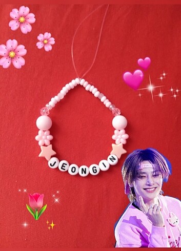 Jeongin pembe bileklik