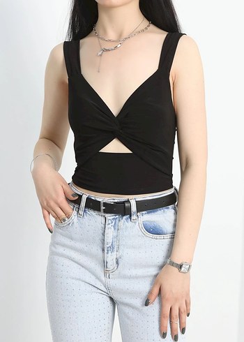 Bel Detaylı Crop (Sıfır)