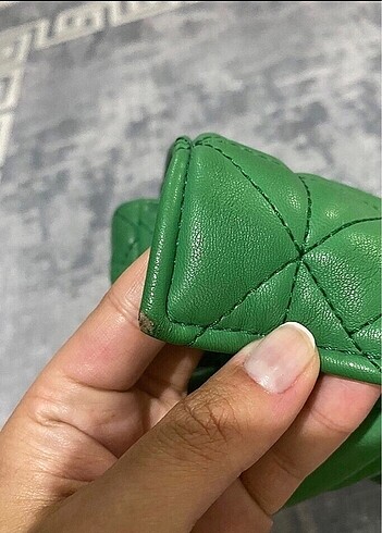  Beden yeşil Renk Orjinal Zara çanta
