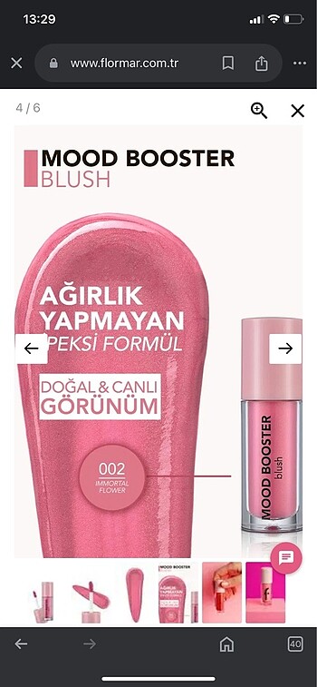  Beden Flormar likit allık