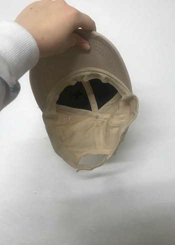 Bej Süet Street Wear Kadın Şapka - Görsel 3