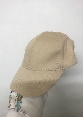 Bej Süet Street Wear Kadın Şapka - Görsel 2