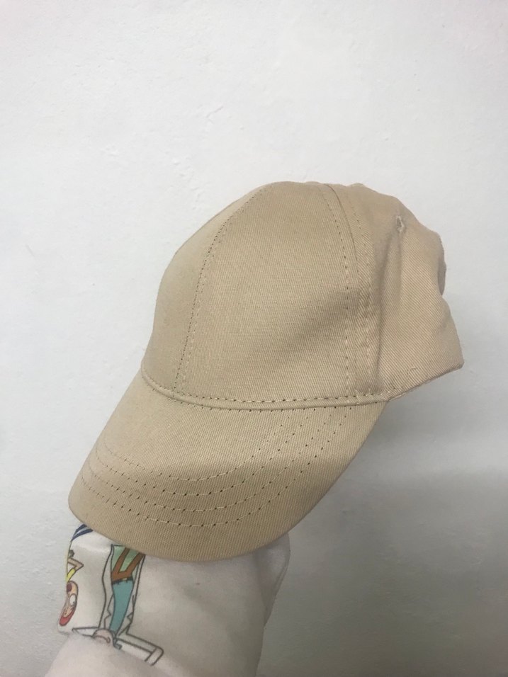 Bej Süet Street Wear Kadın Şapka - Görsel 2