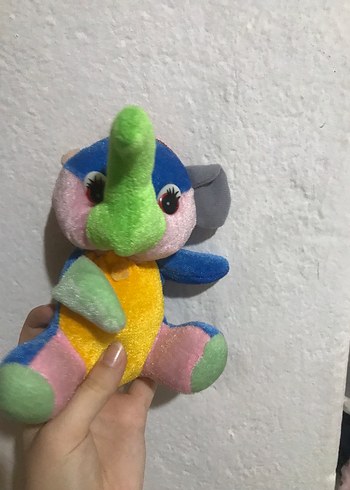 Renkli Peluş Fil Oyuncak - Görsel 2