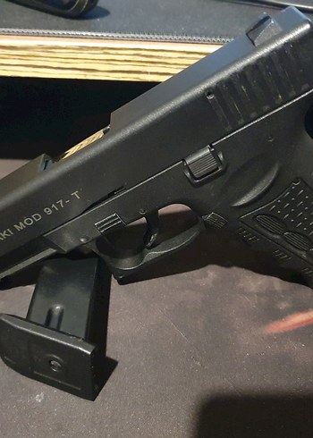 Siyah Oyuncak Tabanca glock model zoraki MOD 917-T