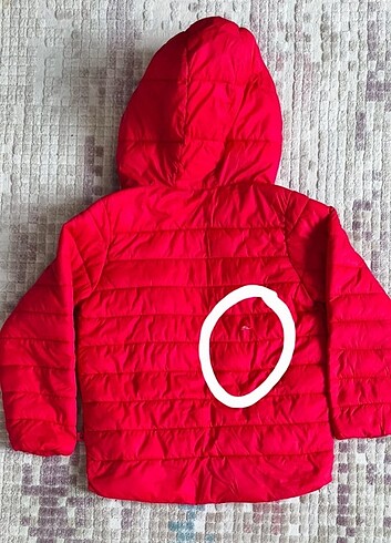 6 Yaş Beden kırmızı Renk Çocuk Montu