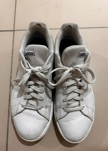 41 Beden Adidas Beyaz Erkek Spor Ayakkabı 41 1/3