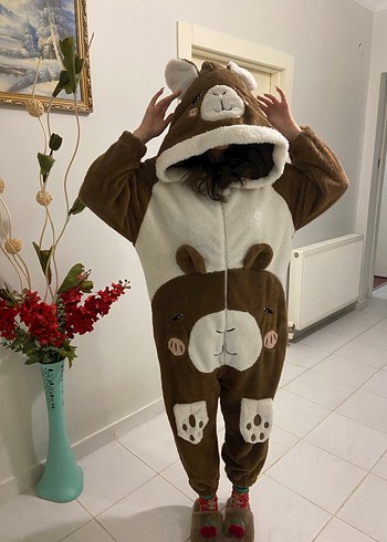 Kahverengi Ayı Desenli Uyku Tulumu - Görsel 6